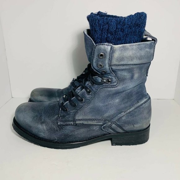 Salsa Jeans Blueish Gray Ribbed Sock Ankle Boots main image 4